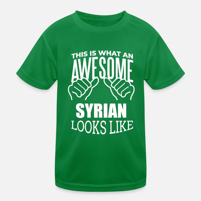Syrien Kinder Funktions-T-Shirt