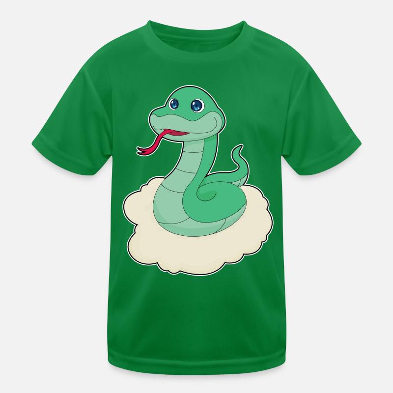 Snake Clouds Kids Functional T-Shirt