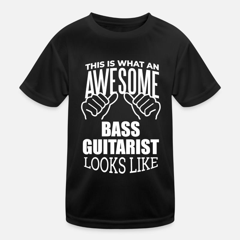 Bass Guitar Kids Functional T-Shirt