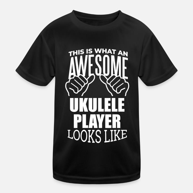 Ukulele Kinder Funktions-T-Shirt