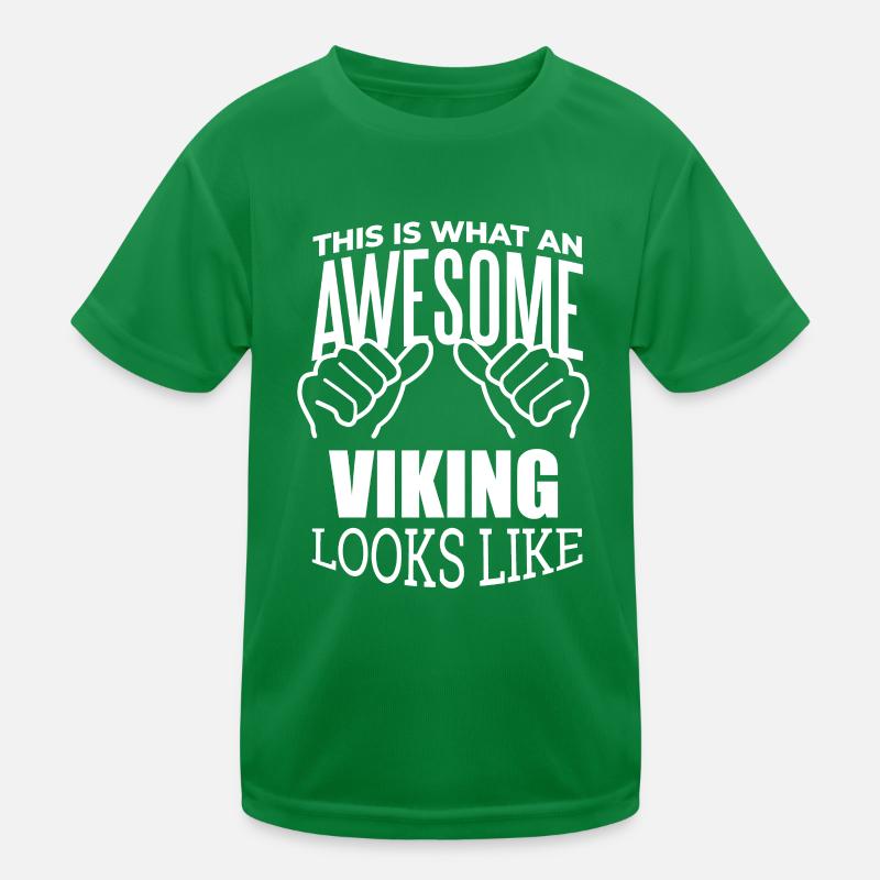 Wikinger Kinder Funktions-T-Shirt