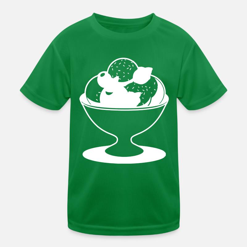 Dessin de coupe glacée T-shirt sport Enfant