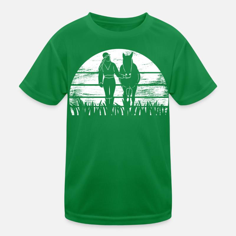 Fille de cheval T-shirt sport Enfant