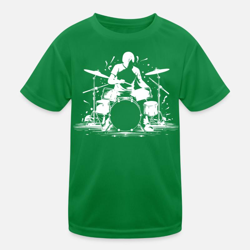 Graphiques Drummer T-shirt sport Enfant