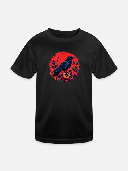 Vogelzüchter Ornithologe Vogelbeobachter - Kinder Funktions-T-Shirt - Schwarz - Vorne