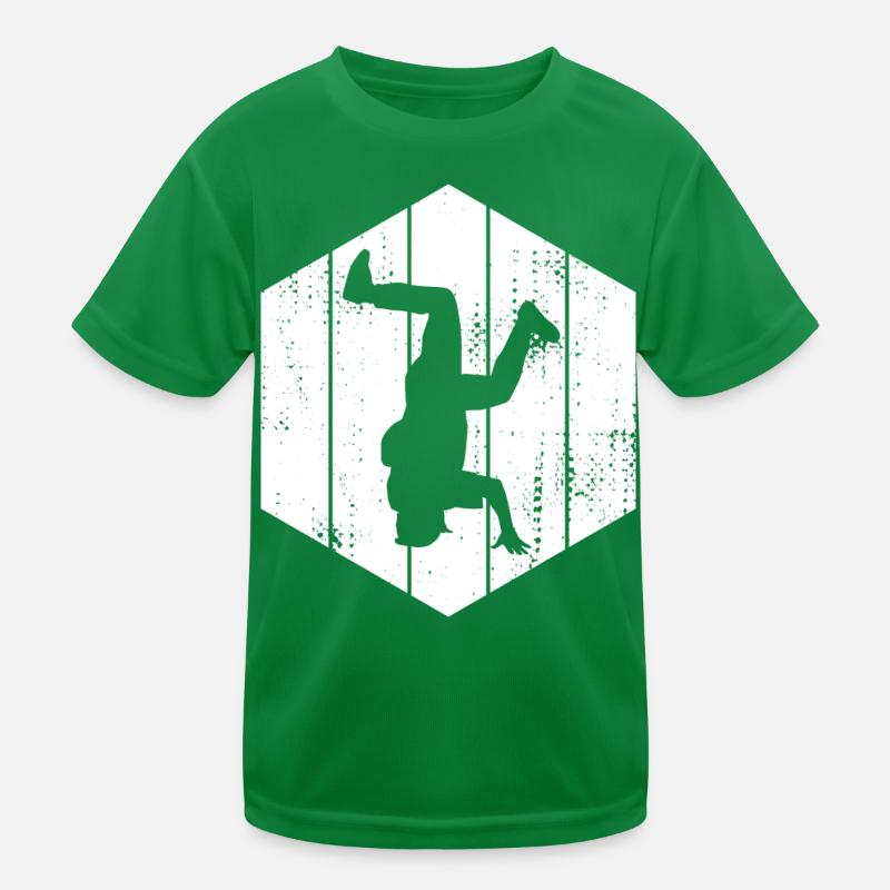 Breakdancer Zeichnung Kinder Funktions-T-Shirt