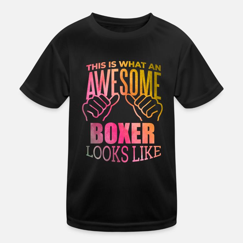 Boxen Kinder Funktions-T-Shirt