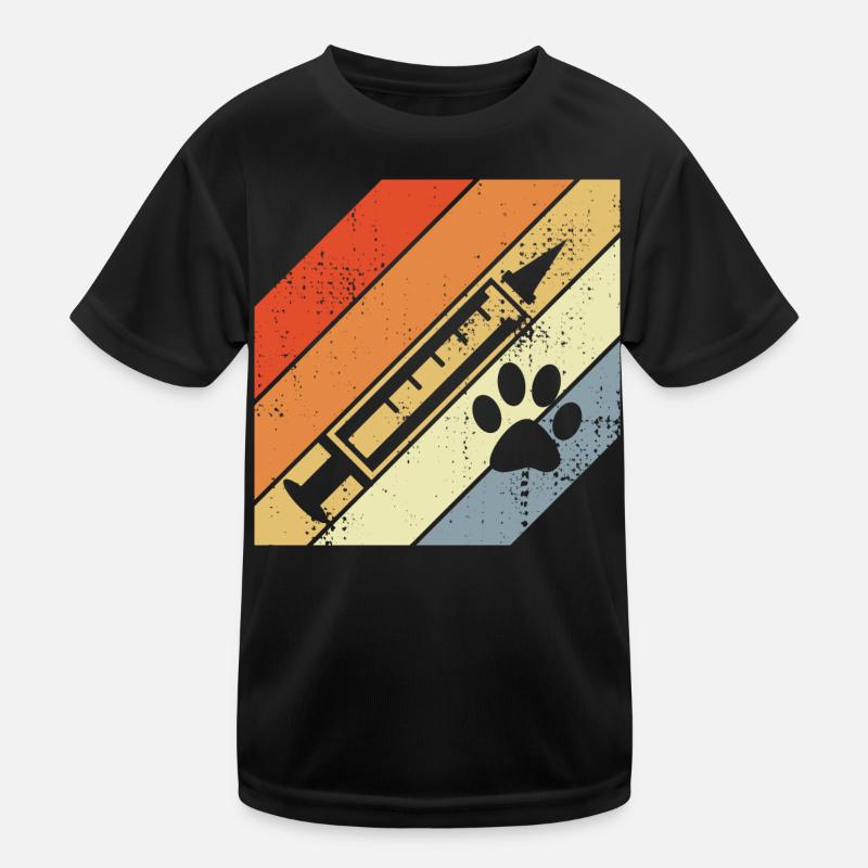 Retro Spritze Kinder Funktions-T-Shirt