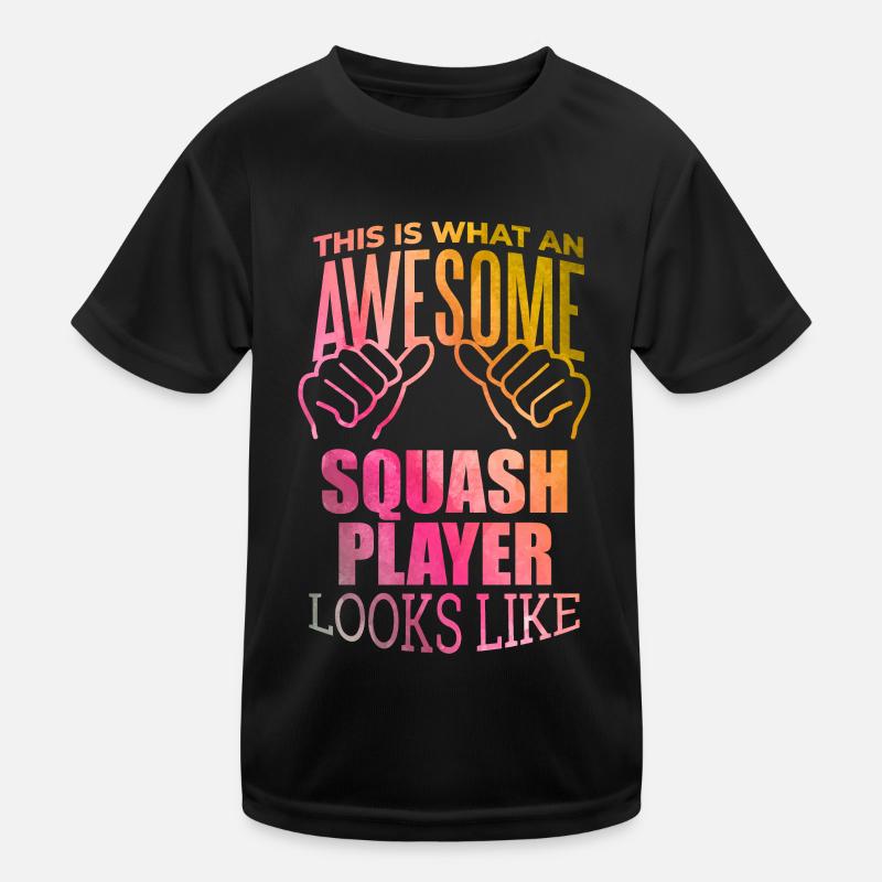 Squash Kids Functional T-Shirt