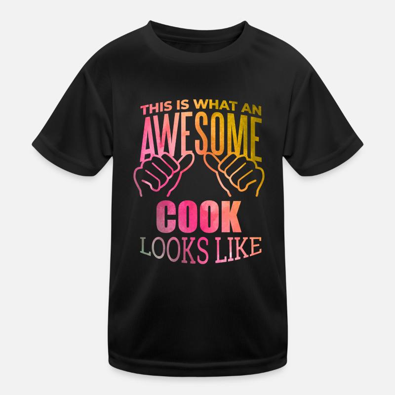 Kochen Kinder Funktions-T-Shirt