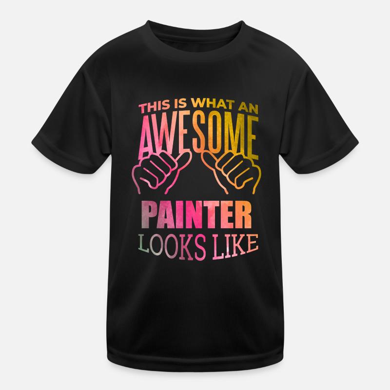 Gemälde Kinder Funktions-T-Shirt