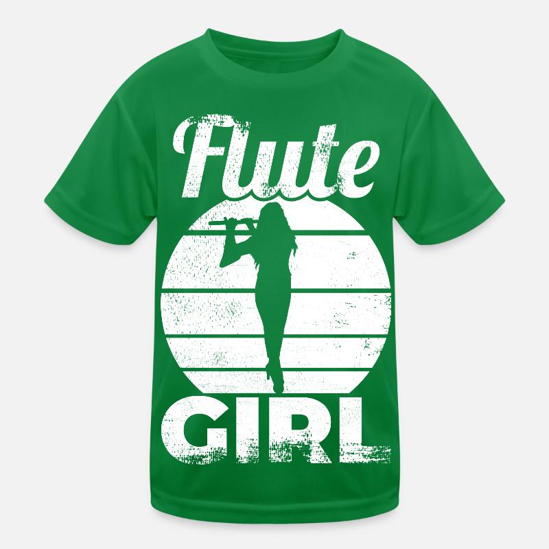 Flautist Kids Functional T-Shirt