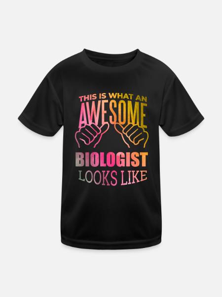 Biology - Kids Functional T-Shirt - black - Front