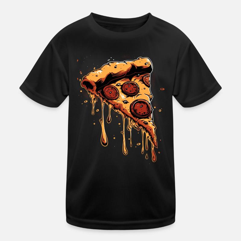 Graphique de la tranche de pizza T-shirt sport Enfant
