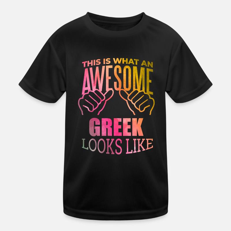 Greece Kids Functional T-Shirt