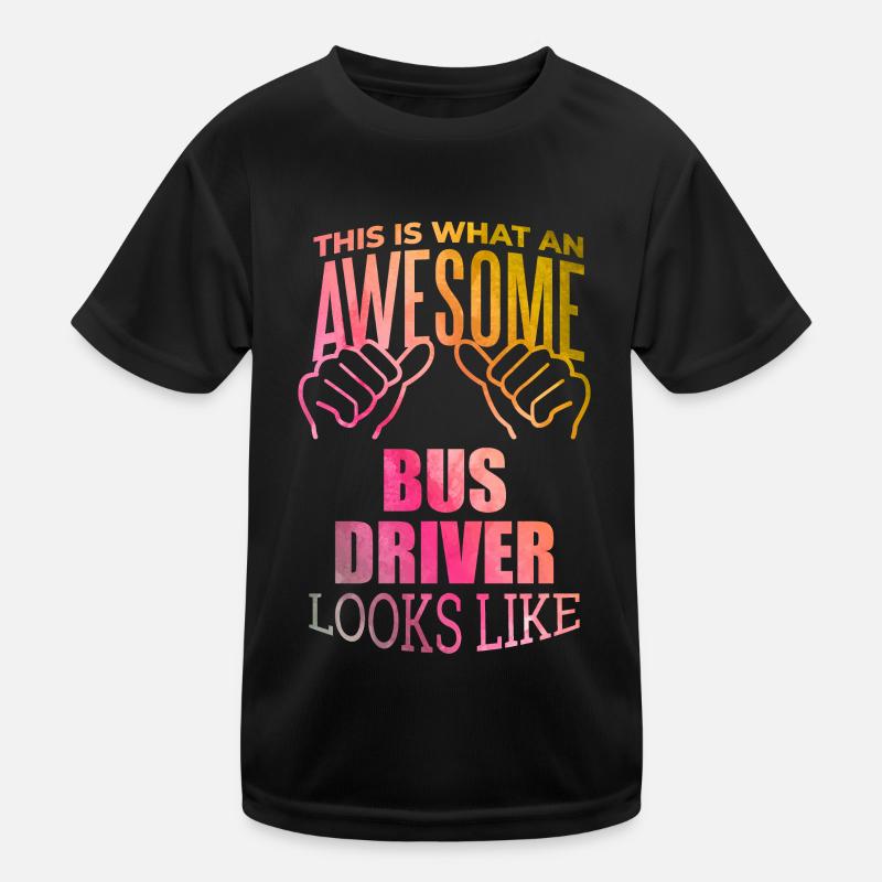 chauffeur de bus T-shirt sport Enfant