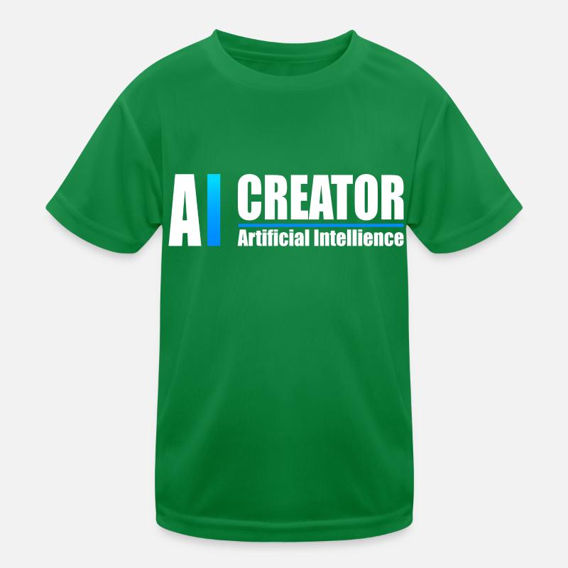 AI Creator Artificial Intelligence Enthusiast Kids Functional T-Shirt