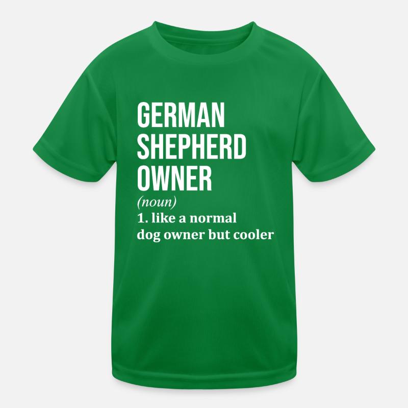 German Shepherd Kids Functional T-Shirt