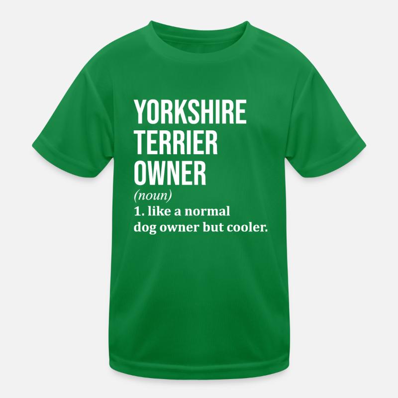 Yorkshire Terrier Kinder Funktions-T-Shirt