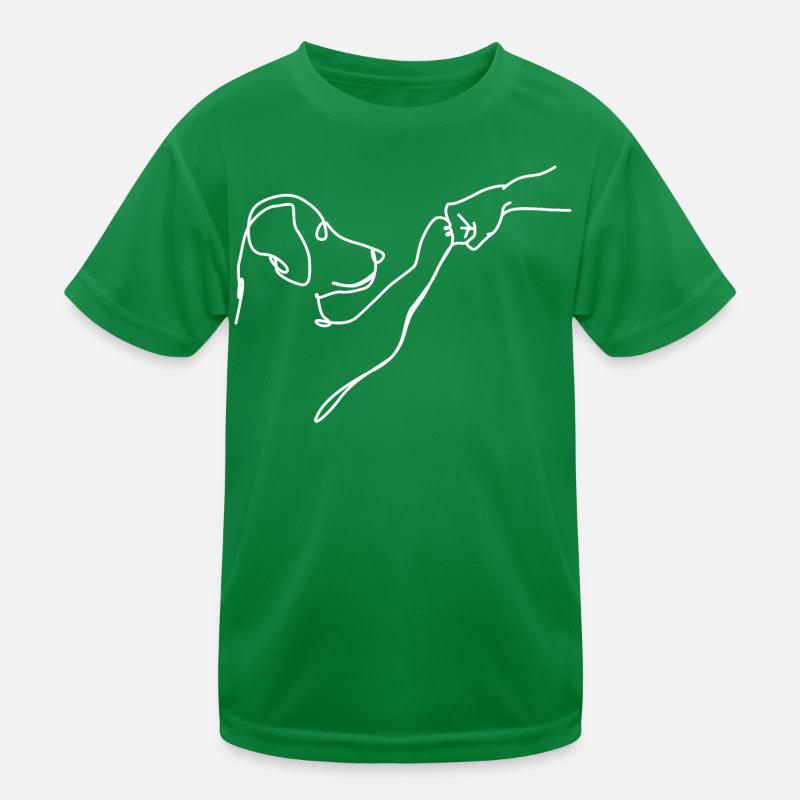 Oneliner - Poing de chien et d’homme T-shirt sport Enfant