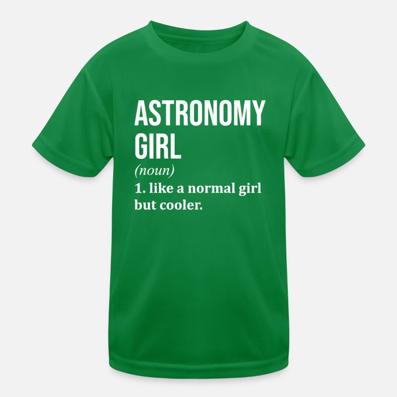 Astronomie Kinder Funktions-T-Shirt