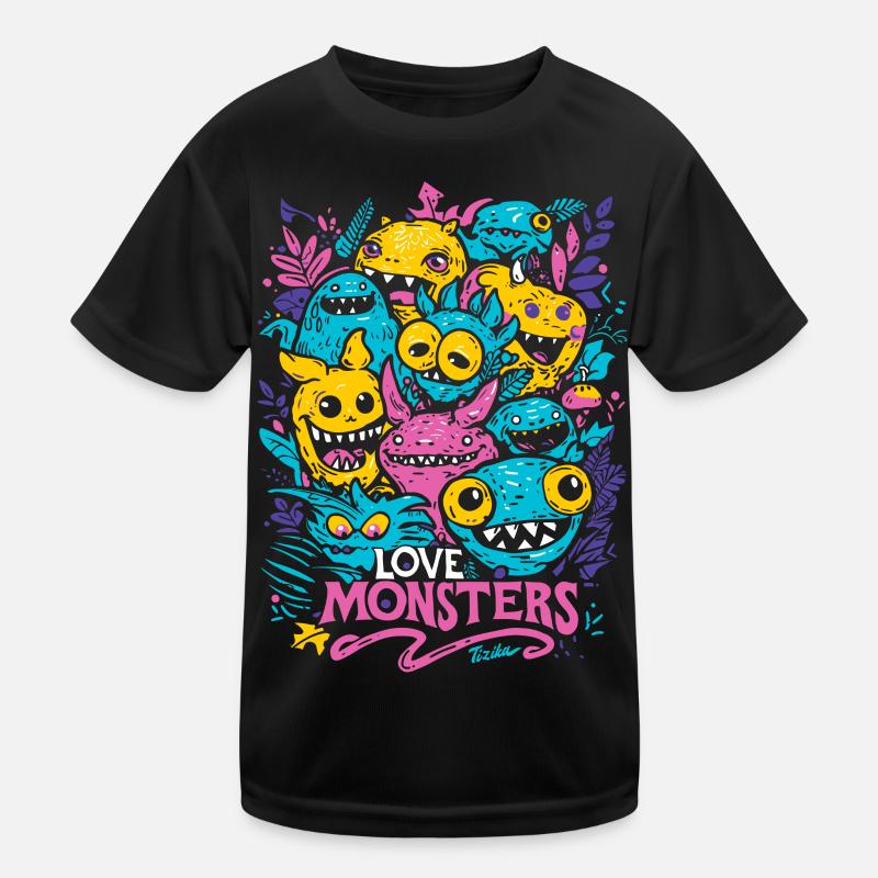 Liebesmonster Kinder Funktions-T-Shirt