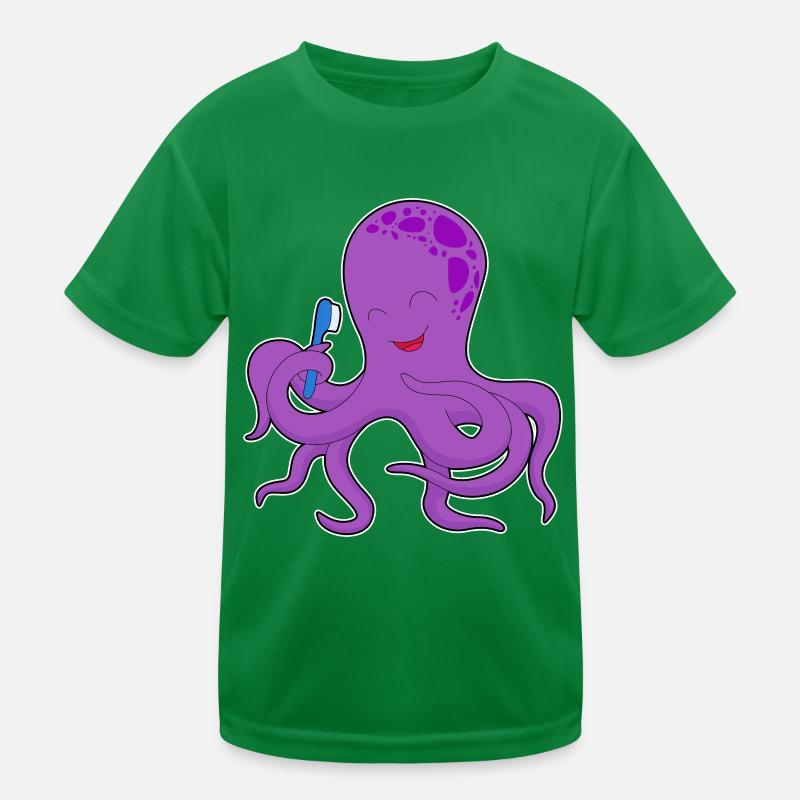 Octopus Brosse à dents T-shirt sport Enfant