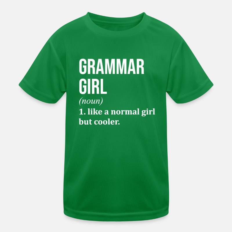 Grammatik Kinder Funktions-T-Shirt