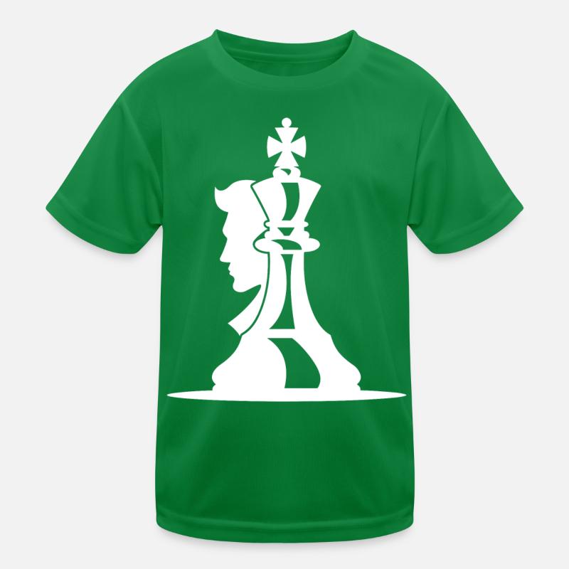 Dessin de joueur d’échecs T-shirt sport Enfant