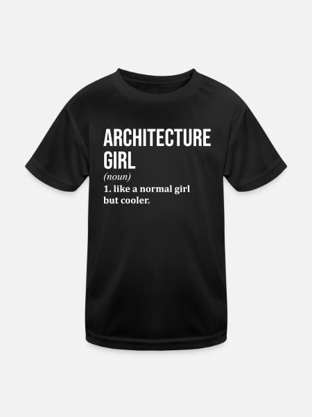 Architecte Architecte Architecte - T-shirt sport Enfant - noir - Devant