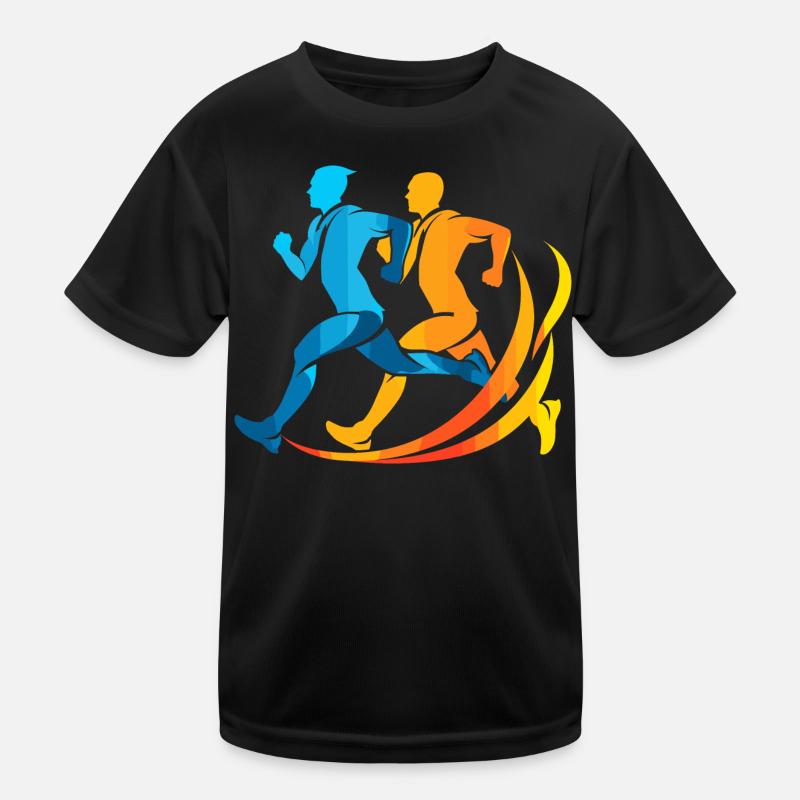 Jogger Comic Look Kinder Funktions-T-Shirt