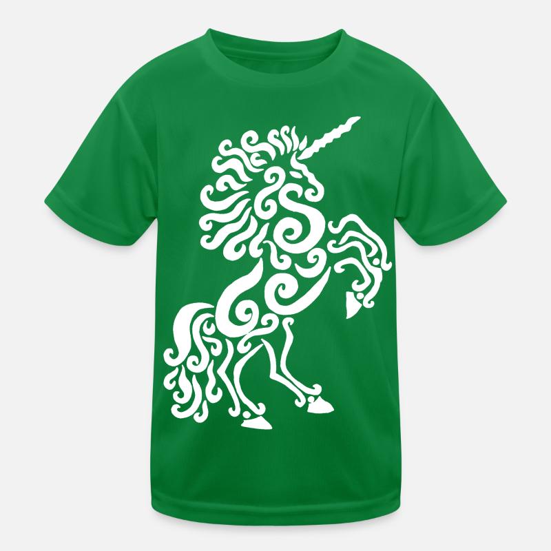 Cheval licorne (blanc) T-shirt sport Enfant