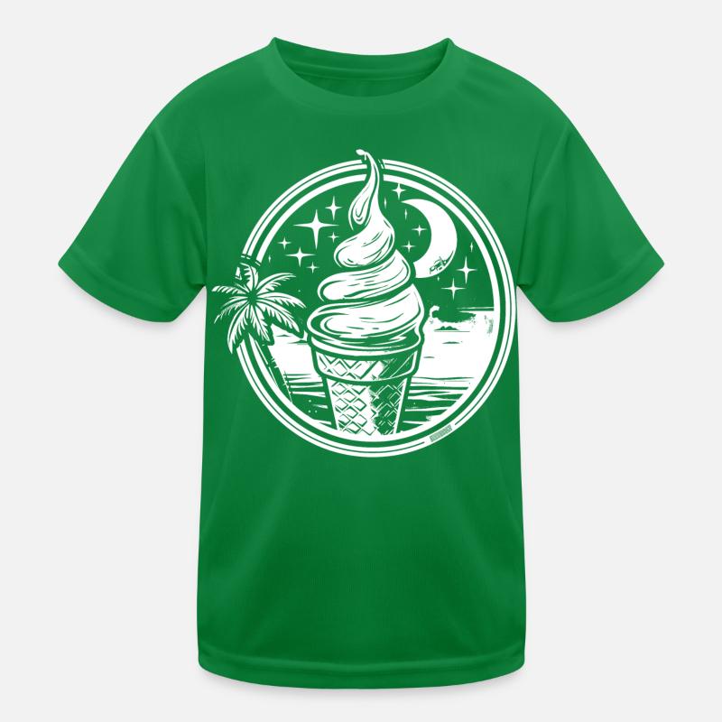 Eis Zeichnung Kinder Funktions-T-Shirt