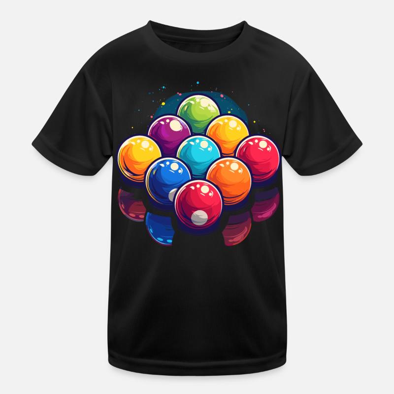 Boules de billard Graphique T-shirt sport Enfant