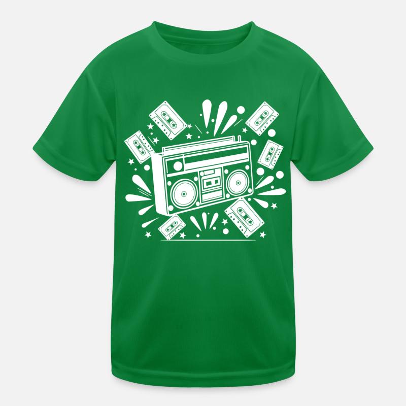 Ghettoblaster, Musik, Nostalgie Kinder Funktions-T-Shirt