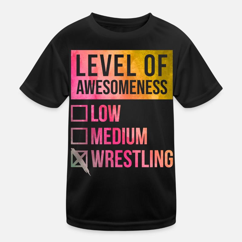 Ringen Kinder Funktions-T-Shirt