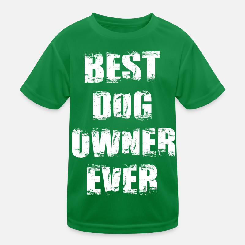Bester Hundehalter Kinder Funktions-T-Shirt