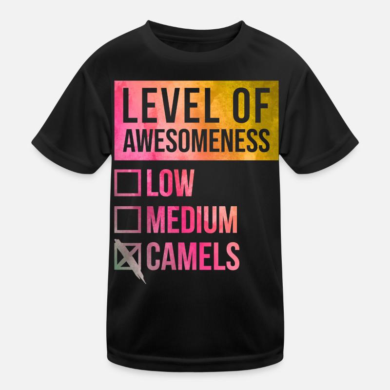 Kamel Kinder Funktions-T-Shirt