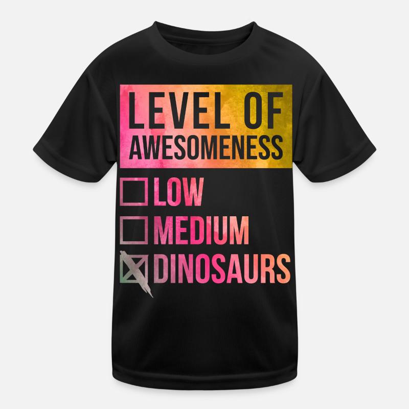 Dinosaurier Kinder Funktions-T-Shirt