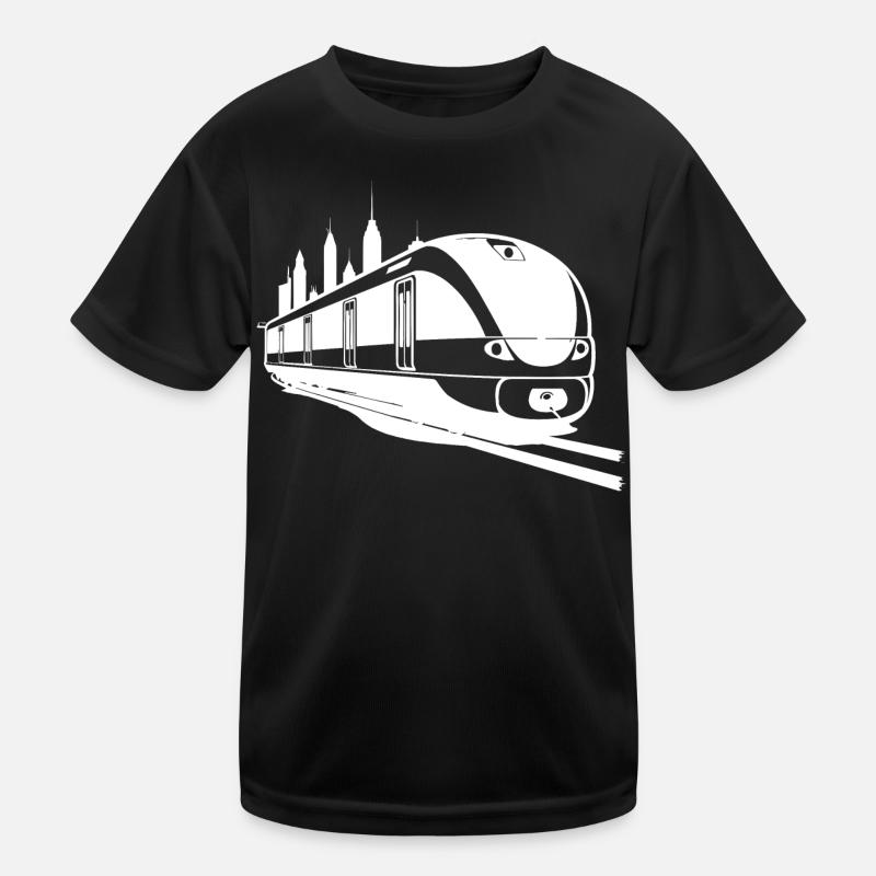 Eisenbahn Kinder Funktions-T-Shirt