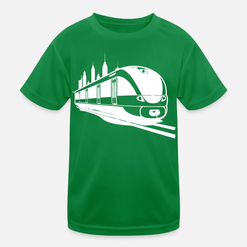 Eisenbahn Kinder Funktions-T-Shirt