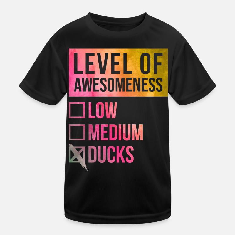 Ente Kinder Funktions-T-Shirt