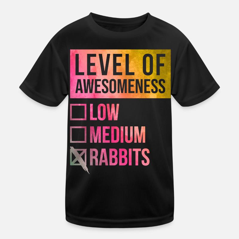 Kaninchen Kinder Funktions-T-Shirt