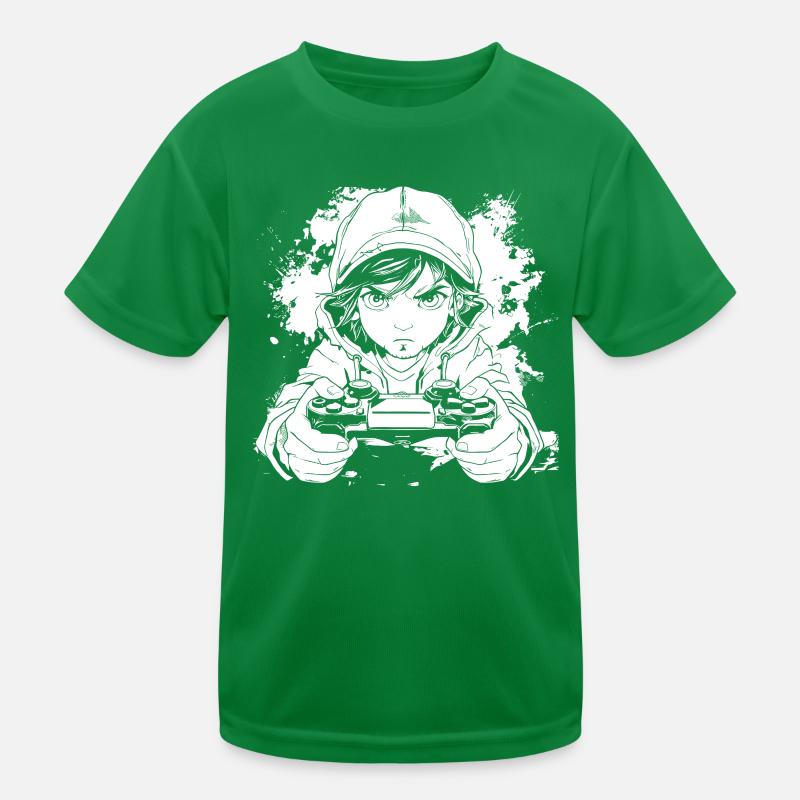 Gamer Anime Style T-shirt sport Enfant