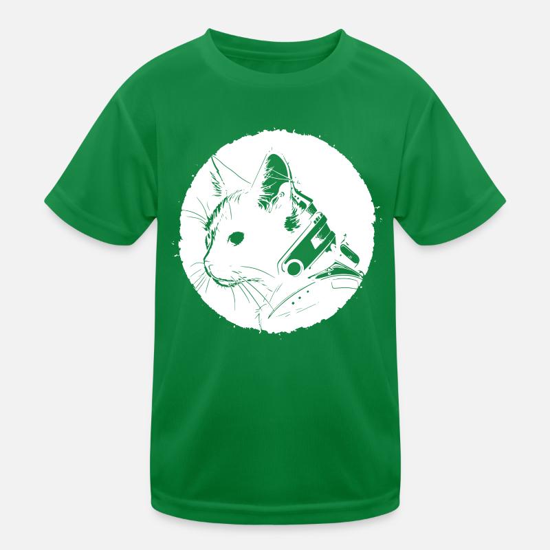 Steampunk Katze Kinder Funktions-T-Shirt