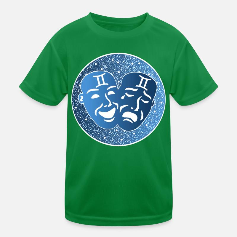 Zwillinge Sternzeichen Kinder Funktions-T-Shirt