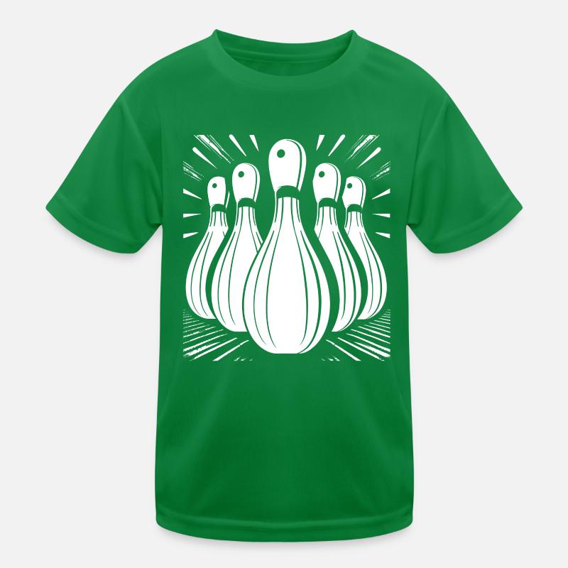Bowling Graphics Kids Functional T-Shirt