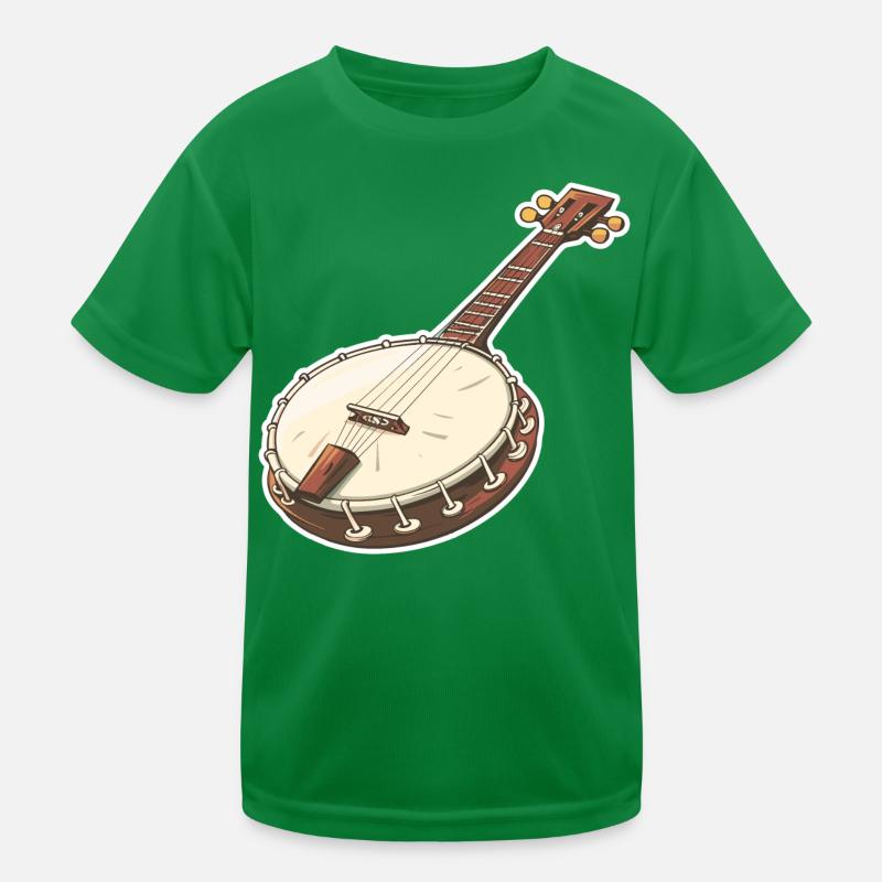 Banjo Graphics Kids Functional T-Shirt