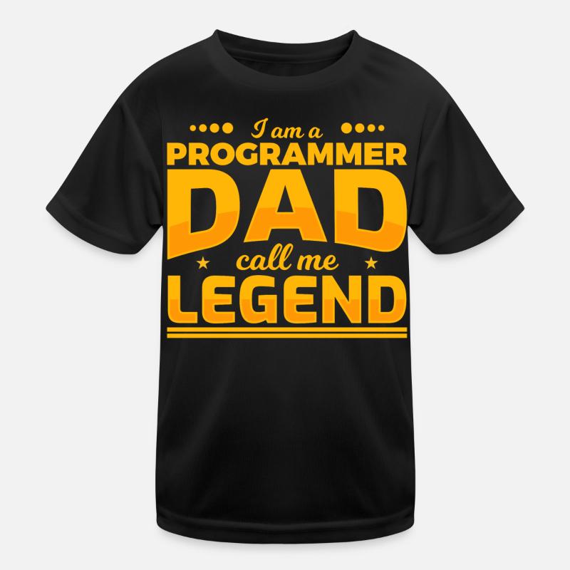 Père programmeur T-shirt sport Enfant