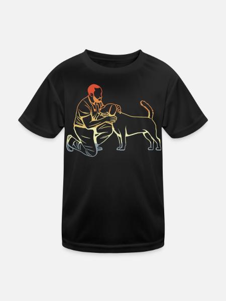 Tierarzt - Kinder Funktions-T-Shirt - Schwarz
